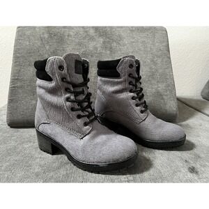 Cougar Boots Darbi Genuine Calf Hair Gray Waterproof Ankle 6 Women Rated -11° BN